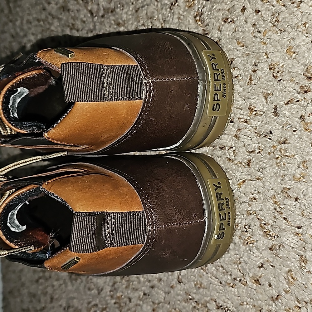 Sperry Top Sider Fowl Weather Chukka Brown Duck Boots - Picture 3 of 7